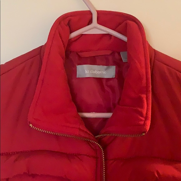 Liz Claiborne Red Vest - Picture 2 of 2